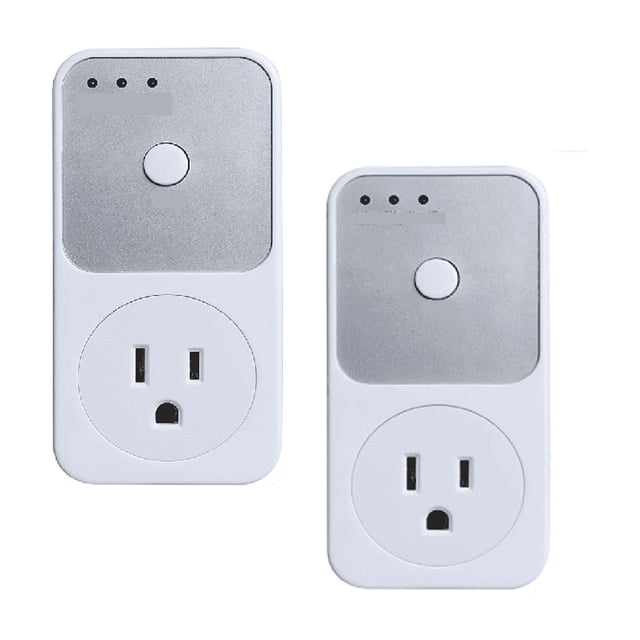 Protector Voltaje Refrigerador Lavadora Doméstico,2 pcs blanco