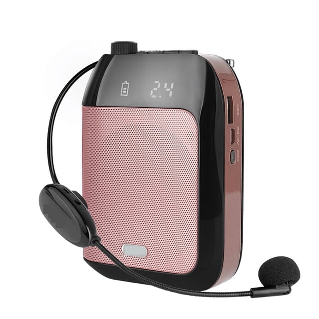 2.4G Big Power 15W Wireless Voice Amplifier For Teaching Lecture Tour Guide Megaphone Microphone Loudspeaker ,Clear Sound Quality