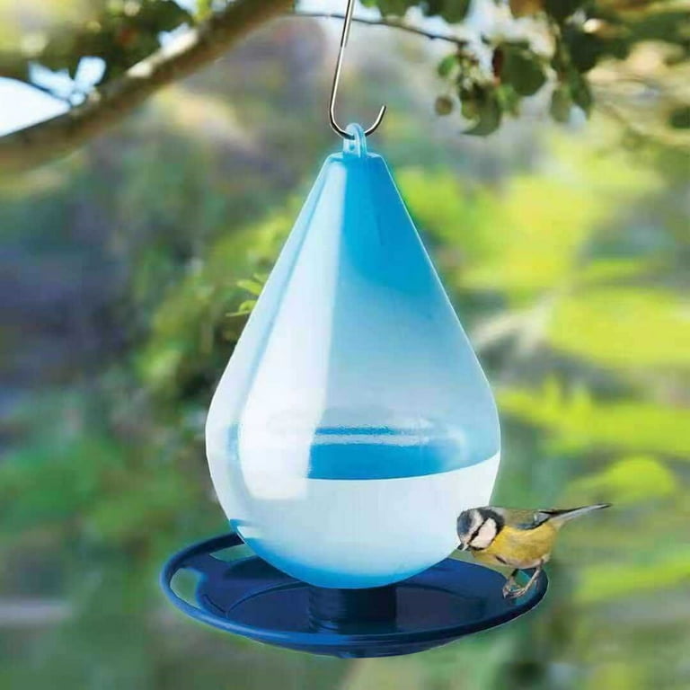 Glass bird outlet water feeder