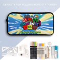 thumbnail image 6 of Geometry Dash 3PCS Casual Backpack Set Bookbag + Pencil Case + Lunch Bag Combination For Travel Work Camping, 6 of 8