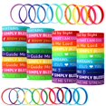 thumbnail image 1 of Pulseras de goma Skylety Bible Brazaletes 60 piezas, 1 of 6