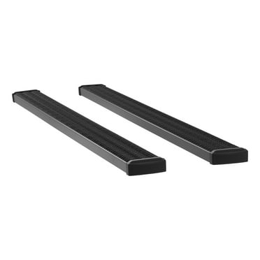 LUVERNE 415102-400717 Grip Step Black Aluminum 102-In Wheel to Wheel Running Boards, Select Chevrolet Silverado, GMC Sierra 1500, 2500, 3500 HD Fits select: 2007 GMC NEW SIERRA