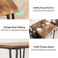 thumbnail image 3 of Small Dining Table Set for 2 | 3-Piece Kitchen Table & Chairs for Apartments, 3 of 8