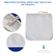 thumbnail image 5 of Injueey Bolsa de filtro para beber jugo de café, colador de malla fina de fruta y aceite de vino multiusos, bolsas de filtración lavables para café en Cocina y Comedor 10x12 pulgadas Injueey  HA065422-02B, 5 of 6