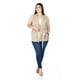 thumbnail image 1 of Chaleco elegante con cinto Roman Fashion /Tallas Extras, 2557 (Cafe) cafe 42, 1 of 7