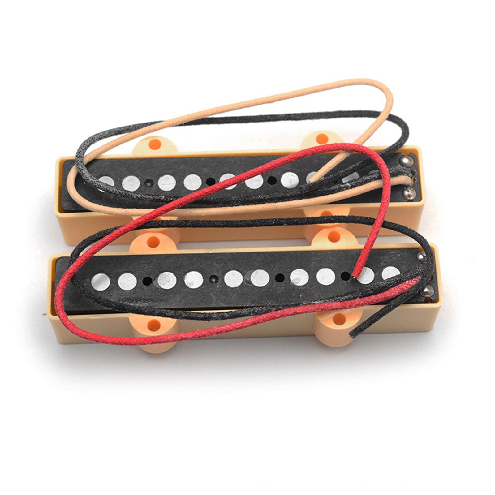 Electric Bass Pickup Single Coil Sound Quality Wide Coverage Powerful Tone Applicable to Various Musical Genres
