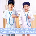 thumbnail image 2 of Jouet Stéthoscope pour Enfants, Rôle - Jeu et Peur - Réduction, Longueur 76cm/30 Po, 1 Pce, 2 of 8