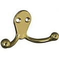 thumbnail image 3 of National Hardware N198-127 V1963 Double Clothes Hook in Solid Brass, 3 of 3