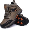 thumbnail image 4 of Mens Hiking Boots Non-Slip Outdoor Mid Top Ankle Boot Breathable Hiker Camping Trekking Shoes, 4 of 15