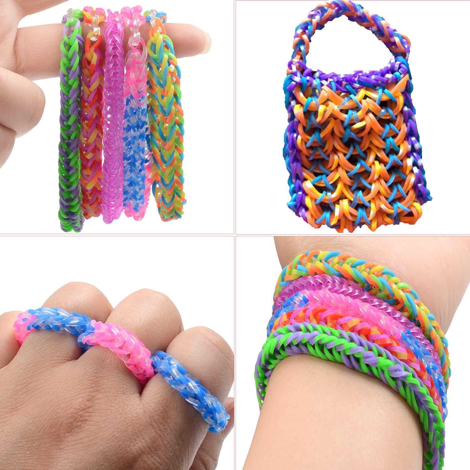 Rubber Band Bracelet Making Kit with Storage Case