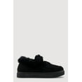 thumbnail image 2 of Women's Trendy Faux Fur Lined Faux Suede Platform Moccasin Slippers, 2 of 3