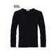 thumbnail image 5 of Qarigey Top básico para hombre, ropa interior cálida de otoño, Base para clima frío, ropa de Color sólido, Jersey informal de ocio, deportes, Camisetas XXL Negro Tipo 2 Qarigey  AP013161-28, 5 of 6