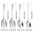thumbnail image 2 of Hemoton 1 Set Serving Spoons Large Spoons Stainless Steel Spoons Rice Spoon Serving Utensils Rice Spatula Soup Spoon Buffet Flatware, 2 of 8