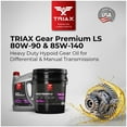 thumbnail image 4 of TRIAX Gear Premium LS 80W-90 GL-5 Gear Oil, 1 Gallon, 4 of 6