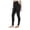 F135 Black, variant on Likimi Capri Pants For Women Solid Color Leggings Slim Fitness High Waisted Fashionable Casual Trousers Yellow Size S