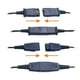 thumbnail image 4 of Conector de desconexión rápida de auriculares Cable QD a conector USB Micrófono de softphone VoIP Silenciador Interfaz QD, 4 of 4