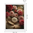 thumbnail image 2 of Diamond Art Kits for Adults, Vintage Roses Pocket Watch Charm 5D Diamond Painting Kits for Adults Beginners, DIY Full Drill Diamond Painting, Gem Art and Crafts 12x16, 2 of 7