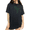 Black, variant on Women's Outdoor Pond Calm Frog Circular Ripple Shadow Nature Graphic Short Sleeve T-Shirts white Tops