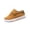 Yellow, variant on Girl's Hook-and-Loop Casual Sneakers Low Top Flat Walking School Board Shoes for Playground Outdoor
