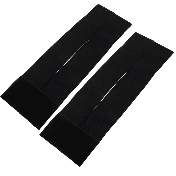 GOOHOCHY  2 Pcs Baseball Glove Strap Wrap for Elastic Band Gloves Black