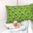 thumbnail image 4 of KLL Frogs Pillow Covers Envelope Closure,Super Soft and Cozy Fuzzy Fleece Pillow Case Cover 14"x20", 4 of 5