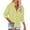 Yellow, variant on Tiqkatyck Women's Spring Summer Solid Color Shirt Long Sleeve Button Down Shirt Loose Fit Vacation Beach Workwear Tops Clothes Womens Linen Shirt Long Sleeve Shirts for Women Army Green XXL