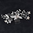 thumbnail image 1 of unbranded De Cristal Plateada Con Rhinestones Para Accesorio Y Ligero, 1 of 8
