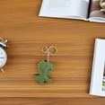 thumbnail image 4 of OUNONA Dinosaur Keychain Green PU Cute Animal Key 1 Pack Car Keys Accessory for Purses and Bags, 4 of 7