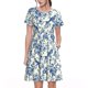 thumbnail image 1 of Easygdp Vintage Floral Birds para Vestido Transpirable de Mujer, Vestido Suelto de Manga Corta con Pliegues y Bolsillos para el Verano, 1 of 6