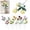 Yellow, variant on 1 Stem Three-Headed Artificial Rose Flower Faux Silk Rose Head Branch for Wedding Bouquet Centerpiece Hotel Home Table Decor 66cm, Clearance Purple