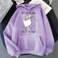 thumbnail image 3 of Sudadera con capucha de pato de béisbol de la paz, jersey de ganso kawaii, sudadera divertida para hombres, sudadera con capucha de gran tamaño para adolescentes, camisetas Kpop, sudadera con capucha, 3 of 5