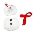 thumbnail image 4 of Ropa de Muñeca de Peluche CUTICAT 10cm Traje de Muñeco de Nieve 3 Piezas, 4 of 8