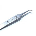 thumbnail image 2 of Eyelash Eyebrow Lashes Extensions Volume 3D+ 5D 6D Stainless Steel Tweezers (45 Degree Semi Angled), 2 of 3