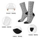 thumbnail image 5 of Fotbe Weave Geometric Calcetas Largas con Estampado para Hombre y Mujer – Calcetas de Compresión Transpirables y Elásticas, Viajar y Uso Diario Talla 5-11, 5 of 6