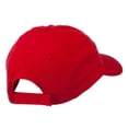 thumbnail image 4 of Canada Embroidered Low Profile Pet Spun Washed Cap - Red OSFM, 4 of 5