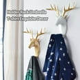 thumbnail image 3 of Colgador decorativo Cateissary con forma de animal color oro, 3 of 6