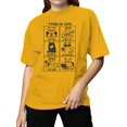 thumbnail image 2 of Types of Cats Illustrated Humor Women's T-shirt, 2 of 3