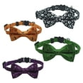 thumbnail image 5 of Diceymbol Halloween Pet Collar with Detachable Bow Tie Festive Cat and Dog Neck Accessory Adjustable Halloween Dog Bandana Holiday Pet Neckwear for Cats and Small Dogs, 5 of 6