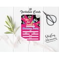 thumbnail image 3 of Darling Souvenir Pink Birthday Invitation Card Printable Fill or Write In Blank Invites Party Supplies Pack Of 28 5 x 7 Inches, 3 of 5