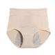 thumbnail image 4 of Braguitas sanitarias menstruales para mujer a prueba de fugas por delante y por detrás: cintura alta, entrepierna pura, tallas grandes, reutilizables y resistentes a las fugas para uso diurno y noc, 4 of 4