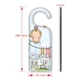 thumbnail image 3 of Do Not Disturb Door Knob Hanger Sign - Kid doing Laundry, 3 of 3