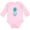 AD-Pink, variant on Blue and Green Pineapple Boys or Girls Long Sleeve Baby Bodysuit