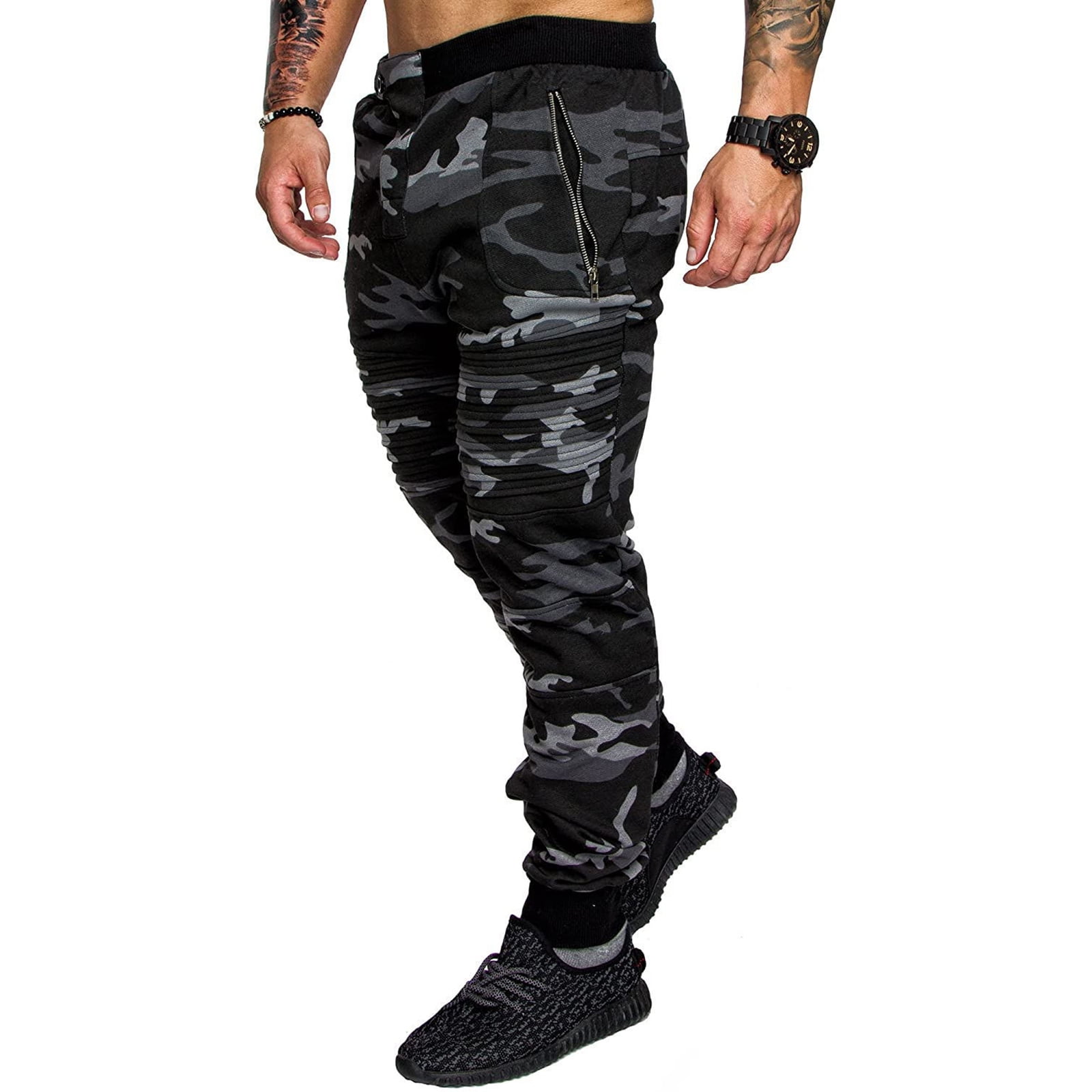 Men' s Casual Style Pants High Waist 