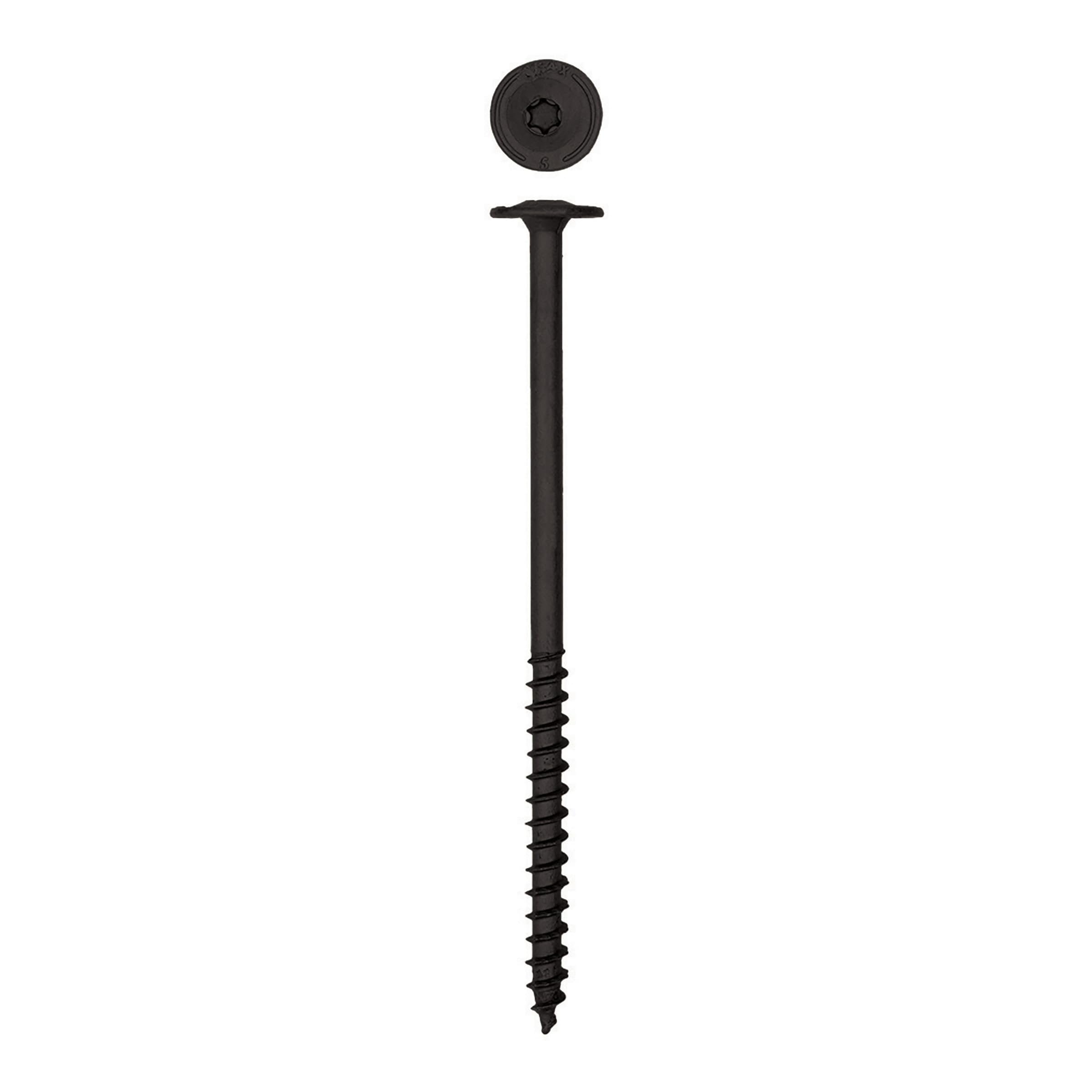 SPAX 1/4" x 5" Exterior Structural Wood Lag Screws Powerlags Washer Head T-Star 200 EA Bulk Mini Bit Included Heavy Duty Rust Resistant