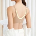 thumbnail image 4 of Womens Soft Bra Underwear Breathable Upper Support Gathers Bra, 4 of 9