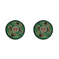 thumbnail image 1 of Moyic Posavasos para bebidas, tapete para taza de té, almohadilla bordada portátil, almohadillas aislantes, decoración de , inauguración Verde 2Conjunto, 1 of 6