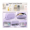 thumbnail image 3 of Lapicera 4 Capas De Gran Capacidad Estuche Organizador Violeta, 3 of 3