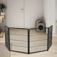 thumbnail image 4 of Enclos pour Chien 4 Panneaux Additionnels Parc pour Chiot avec Conception Sans Seuil pour Chiots Petits Chiens Clôture d'Exercice Robuste pour Animaux Blanc, 4 of 4