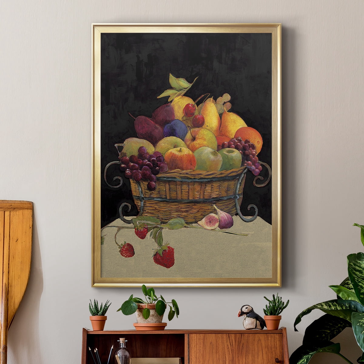 Fruit Basket I Revisit Premium Framed Print - Ready to Hang
