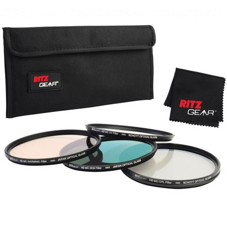 Image of Ritz Gear™ 72mm Premium HD MC Super Slim Lens Filter Set (UV CPL ND9 Warming) With SCHOTT OPTICAL GLASS